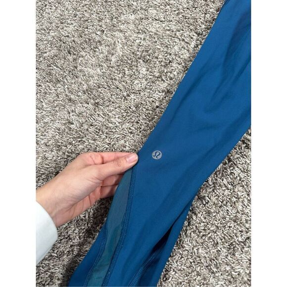 Lululemon Invigorate 7/8 Tight Poseidon Blue High-Rise Pocket Leggings Size 4 - Picture 5 of 11